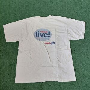 VINTAGE 2000 Edmunds Live! Website Y2K Promo White T Shirt Sz XL